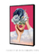 Quadro Decorativo Poster Abstrato Rosa, Pink, Colagem, Mulher, Céu e Flores - comprar online