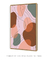 Quadro Decorativo Poster Abstrato Rosé, Mapa Relevo Aéreo, Manchas - comprar online