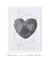 Quadro Decorativo Poster Amor Coração Geométrico Cinza - DePoster Content Décor | Loja Online de Quadros Decorativos