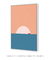 Quadro Decorativo Poster Barco Vermelho ao Horizonte no Mar - DePoster Content Décor | Loja Online de Quadros Decorativos