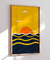 Quadro Decorativo Poster Céu Dourado, Arte Alma Da City - Sol, Oceano