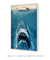 Quadro Decorativo Poster Cinema Filme Tubarão na internet