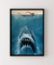 Quadro Decorativo Poster Cinema Filme Tubarão
