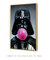 Quadro Decorativo Poster Darth Vader Bola de Chiclete - Filme, Star Wars, Pop Art