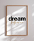 Quadro Decorativo Poster Dream Believer