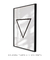 Quadro Decorativo Poster Elemento Água - Preto e Branco, Geométrico, Minimalista - loja online