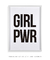 Quadro Decorativo Poster Frase GRL PWR - Girl Power - DePoster Content Décor | Loja Online de Quadros Decorativos