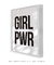 Quadro Decorativo Poster Frase GRL PWR - Girl Power - loja online