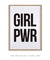 Imagem do Quadro Decorativo Poster Frase GRL PWR - Girl Power