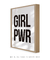 Quadro Decorativo Poster Frase GRL PWR - Girl Power na internet