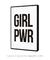 Quadro Decorativo Poster Frase GRL PWR - Girl Power na internet