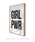 Quadro Decorativo Poster Frase GRL PWR - Girl Power - loja online