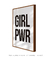 Quadro Decorativo Poster Frase GRL PWR - Girl Power
