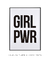 Quadro Decorativo Poster Frase GRL PWR - Girl Power - comprar online