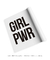 Quadro Decorativo Poster Frase GRL PWR - Girl Power