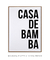 Quadro Decorativo Poster Frase Música Casa de Bamba - Samba, Carnaval na internet