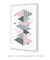 Quadro Decorativo Poster Geométrico Escandinavo - Abstrato, Triângulos, Minimalista - DePoster Content Décor | Loja Online de Quadros Decorativos