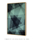 Quadro Decorativo Poster Geométrico Floresta Nebulosa - Verde, Abstrato, Triângulos
