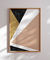 Quadro Decorativo Poster Geométrico Marble Shine - Abstrato, Mármore, Cores