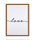 Quadro Decorativo Poster LOVE - comprar online