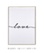 Quadro Decorativo Poster LOVE