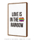 Quadro Decorativo Poster Love Is In The Rainbow - Frase, Love, Minimalista na internet