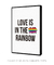 Quadro Decorativo Poster Love Is In The Rainbow - Frase, Love, Minimalista