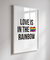 Quadro Decorativo Poster Love Is In The Rainbow - Frase, Love, Minimalista
