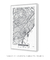 Quadro Decorativo Poster Mapa de Barcelona - loja online