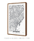 Quadro Decorativo Poster Mapa de Barcelona - comprar online