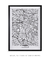 Quadro Decorativo Poster Mapa de Paris - DePoster Content Décor | Loja Online de Quadros Decorativos