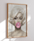 Quadro Decorativo Poster Marilyn Monroe - Bola, Chiclete, Rosa - loja online