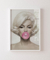 Quadro Decorativo Poster Marilyn Monroe - Bola, Chiclete, Rosa