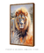 Quadro Decorativo Poster Pintura de Leão - comprar online