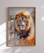Quadro Decorativo Poster Pintura de Leão
