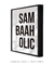 Quadro Decorativo Poster Sambaaholic - loja online