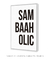 Quadro Decorativo Poster Sambaaholic - loja online