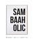 Quadro Decorativo Poster Sambaaholic