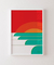 Quadro Decorativo Poster Series Tom Veiga - Surf Art, Ondas, Sol
