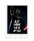 Quadro Decorativo Poster Star Wars - Darth Vader Eu sou seu Pai - loja online