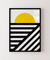 Quadro Decorativo Poster Sun Stripes
