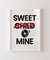 Quadro Decorativo Poster Sweet Child (House) O' Mine - Frase, Música, Banda, Rock, Guns N' Roses