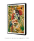 Quadro Decorativo Poster Tropical - Floral, Flores, Arara, Tucano