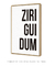 Quadro Decorativo Poster Ziriguidum - comprar online