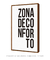 Quadro Decorativo Poster Zona de Conforto - comprar online