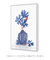 Quadro Decorativo Vaso de Flores Azuis na internet