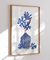 Quadro Decorativo Vaso de Flores Azuis na internet