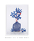 Quadro Decorativo Vaso de Flores Azuis - loja online