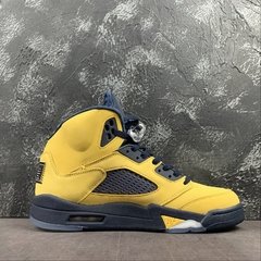 Jordan 5 hot sale michigan