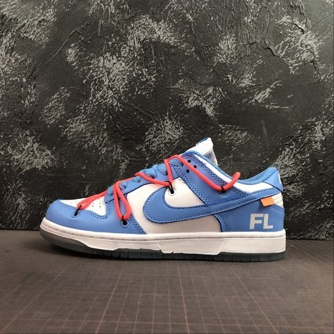 Nike sb dunk cheap low blue white